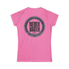 Never Waver Save Water Drink Wine Women's Soft Style Tee
