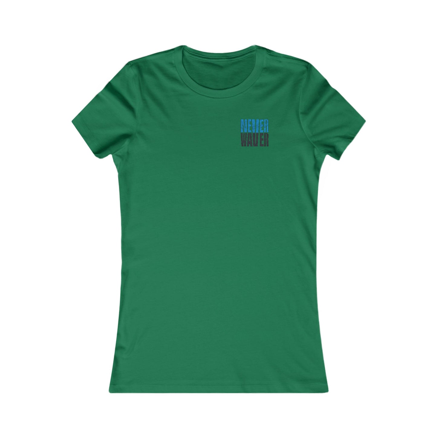 Carolina  Fans Never Waver W-Leopard Football Women's Favorite Tee