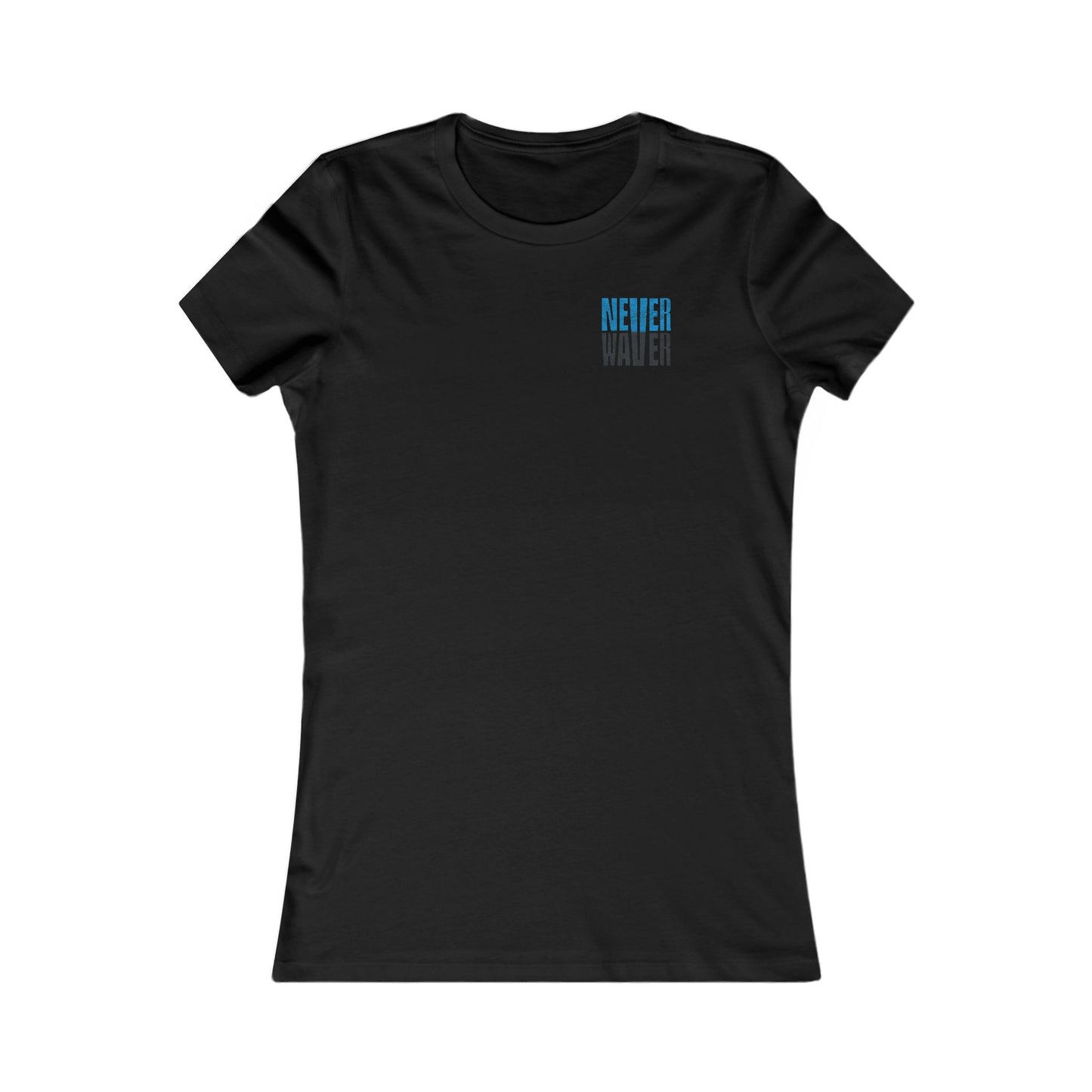 Carolina  Fans Never Waver W-Leopard Football Women's Favorite Tee