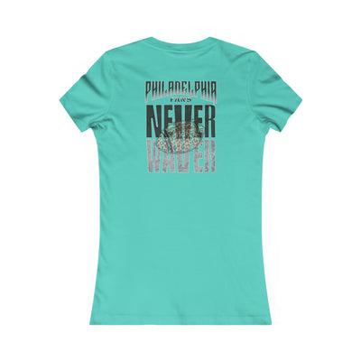 Philadelphia Fans Never Waver W-Leopard Football Women's Favorite Tee