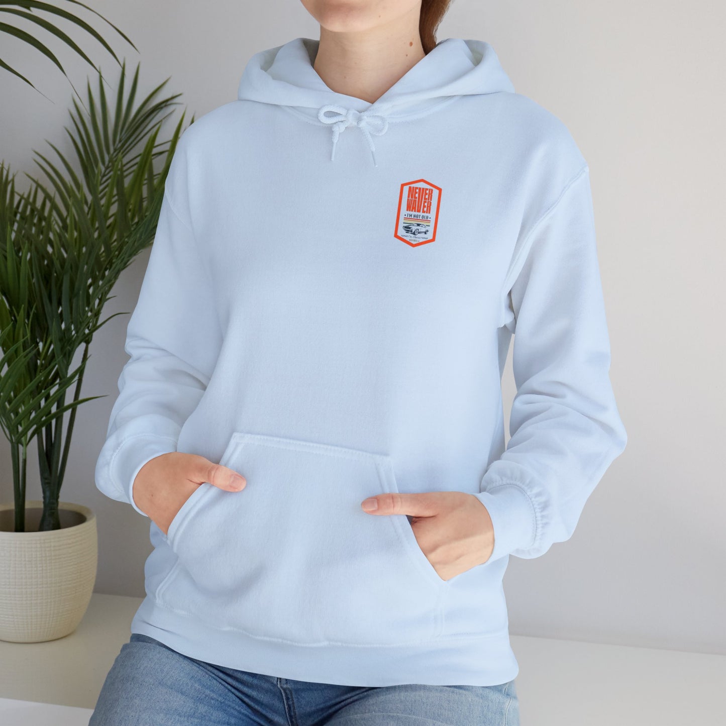 Never Waver I'm not old I'm a classic Unisex Heavy Blend™ Hoodie