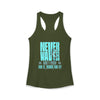 Never Waver Don't Wish For It work For It Women's Ideal Racerback Tank
