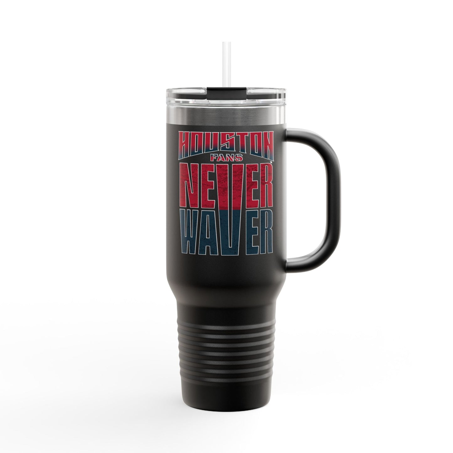 Houston Fans Never Waver Insulated Travel Mug, 40oz