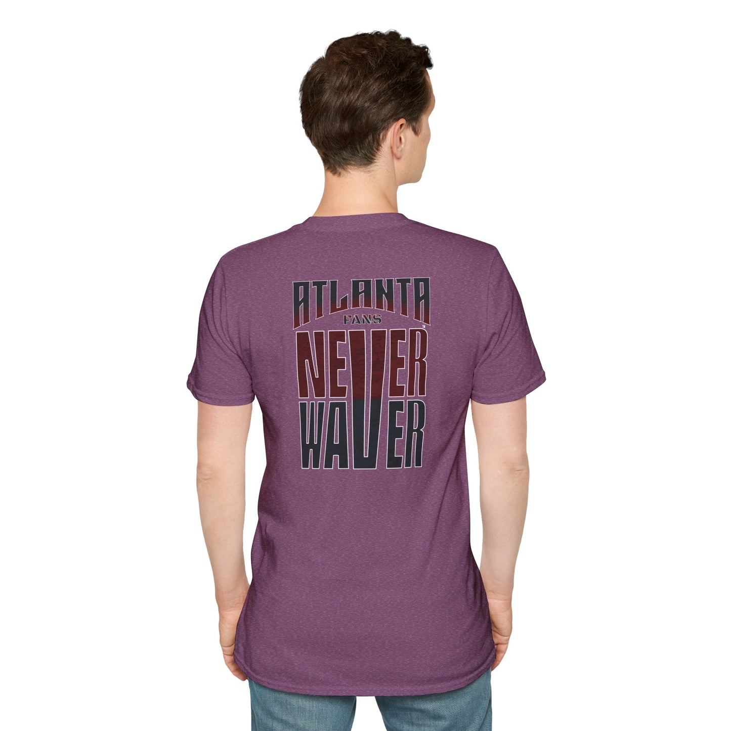Atlanta Fans Never Waver Unisex Softstyle T-Shirt