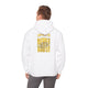 Los Angeles Fans Never Waver w Leopard Football Unisex Heavy Blend™ Hooded Sweatshirt - Cozy, Motivational Apparel for Everyday Wear by Printify