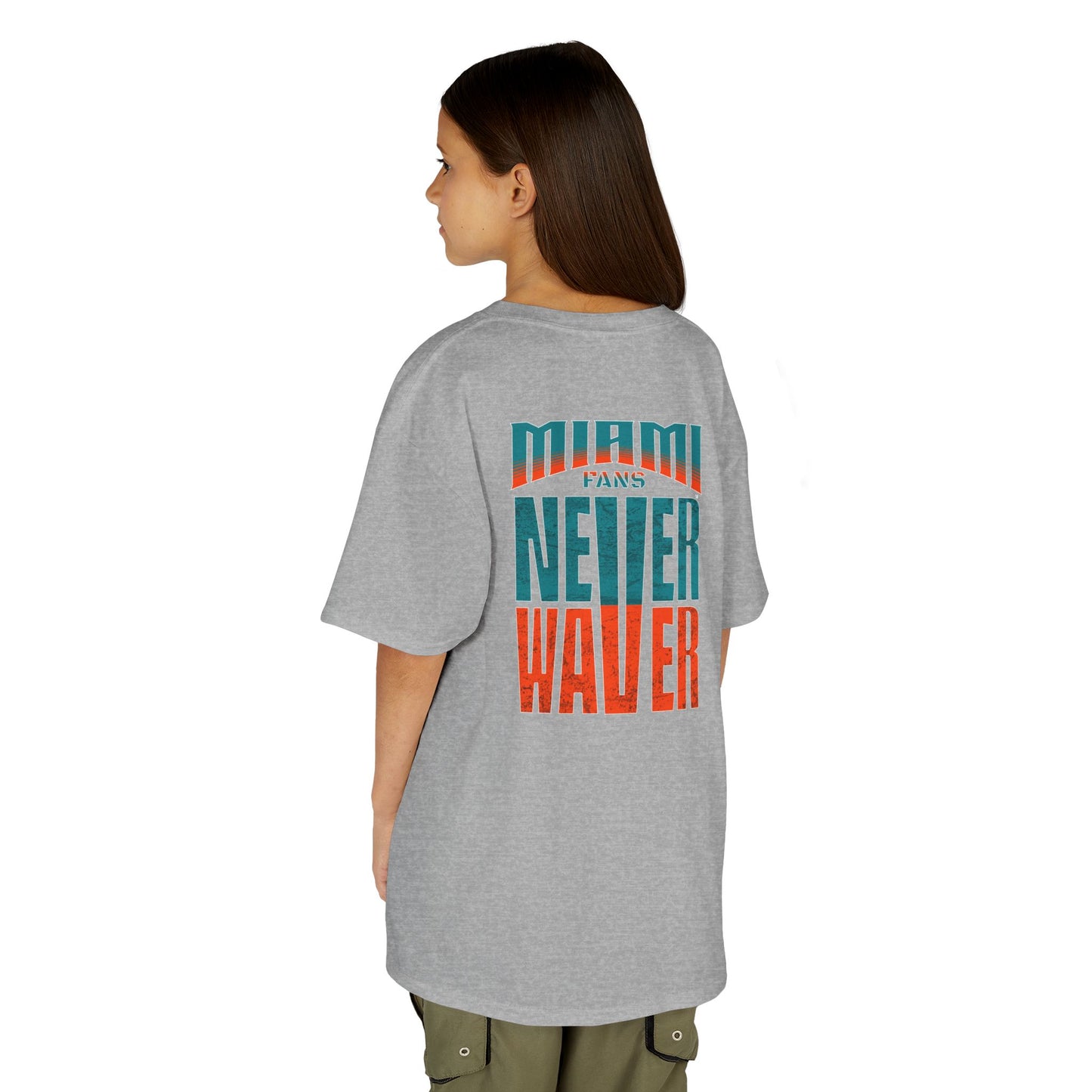 Miami Fans Never Waver Kids Heavy Cotton™ Tee