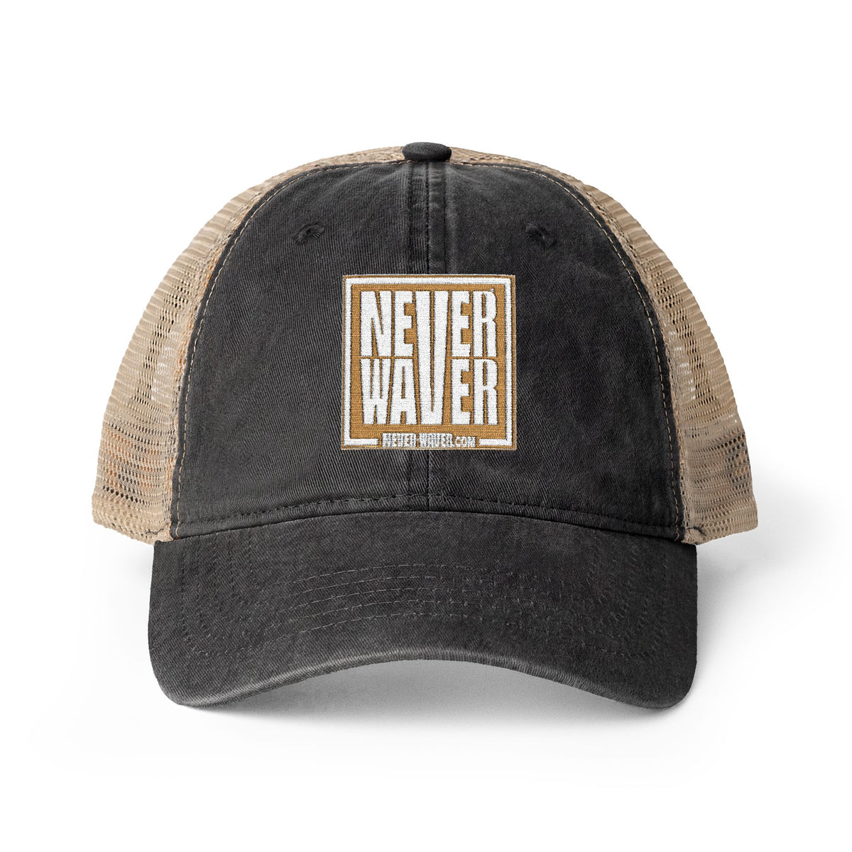 Never Waver Women's Washed Mesh-Back Cap