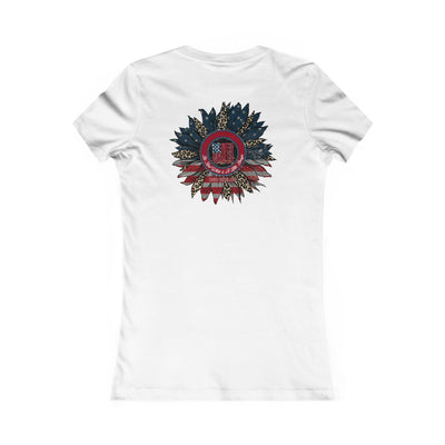 Never Waver Be Red White And a Little Bougie Women's Favorite Tee