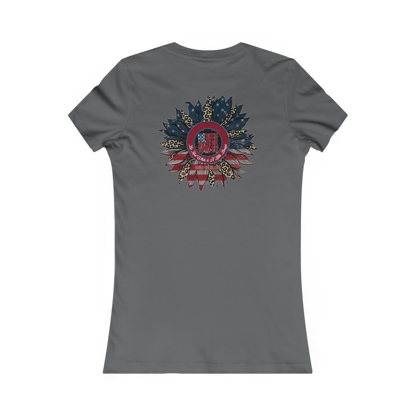 Never Waver Be Red White And a Little Bougie Women's Favorite Tee