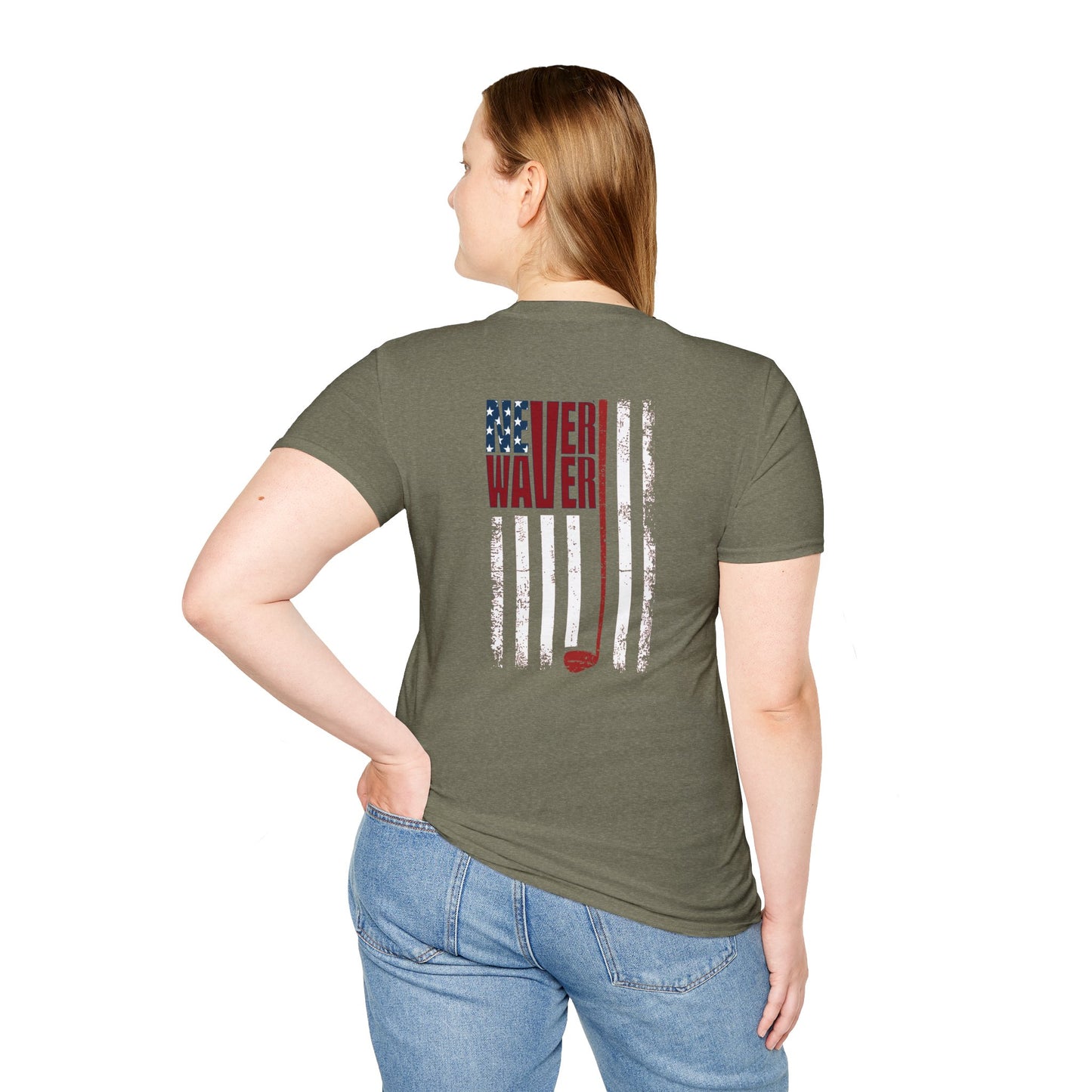 Never Waver Golf Unisex Soft style T-Shirt