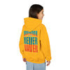 Miami Fans Never Waver Youth Heavy Blend Hooded Sweatshirt