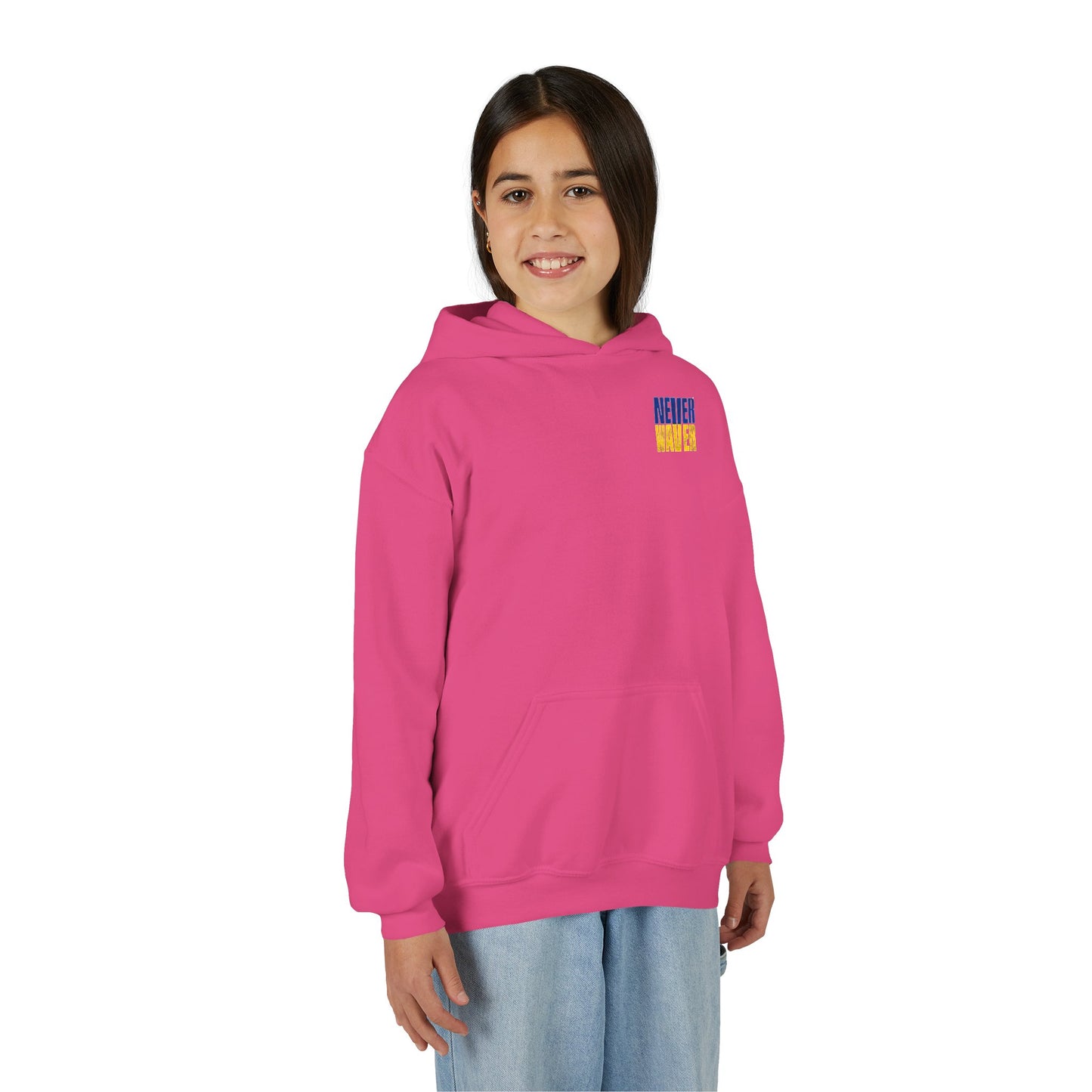 Los Angeles  Fans Never Waver Youth Heavy Blend Hooded Sweatshirt