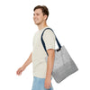 Never Waver Mamma Gray Leopard Tote Bag (AOP)