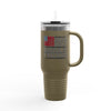 "Never Waver Beer Golf Guns and Freedom" -Insulated Travel Mug - 40oz Sporty Drinkware