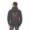 'New York Fans Never Waver W Leopard Football' American Pride Design Unisex Heavy Blend™ Hooded Sweatshirt