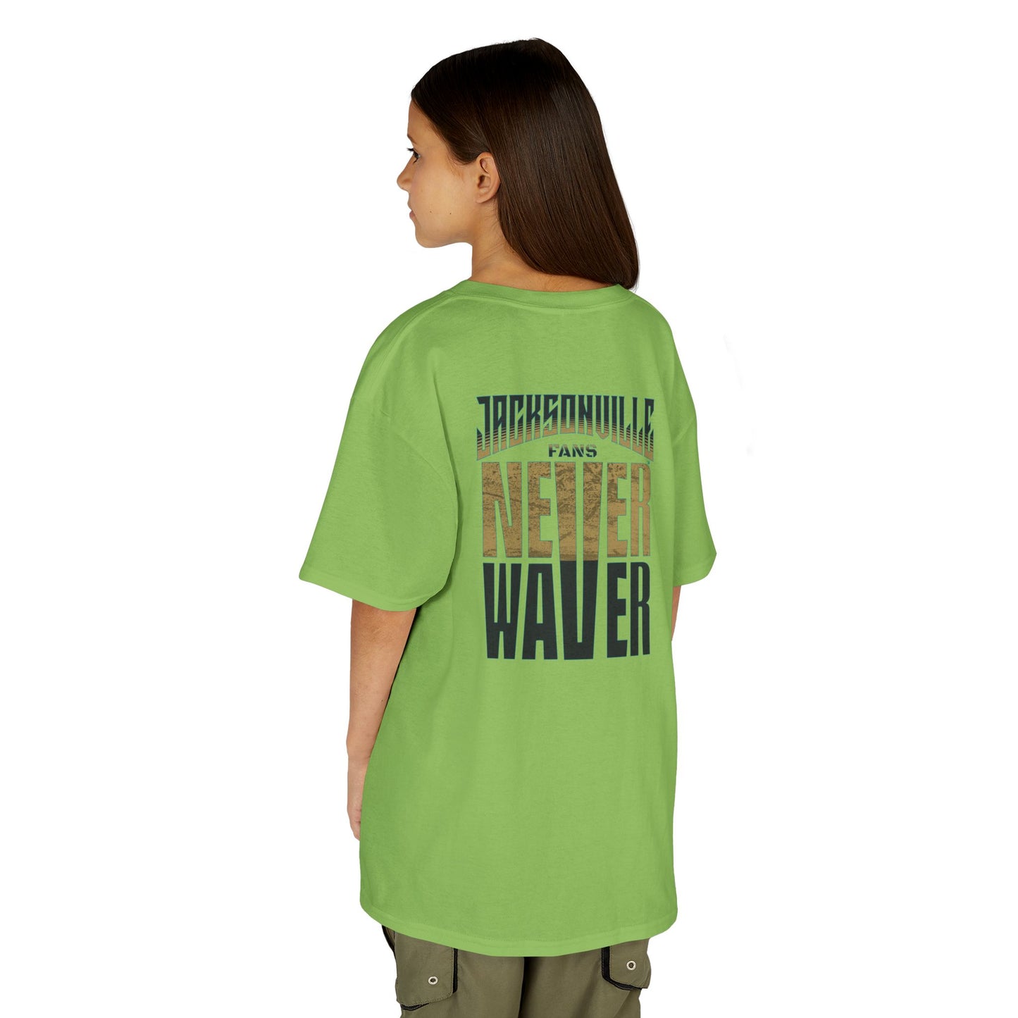 Jacksonville Fans Never Waver Kids Heavy Cotton™ Tee