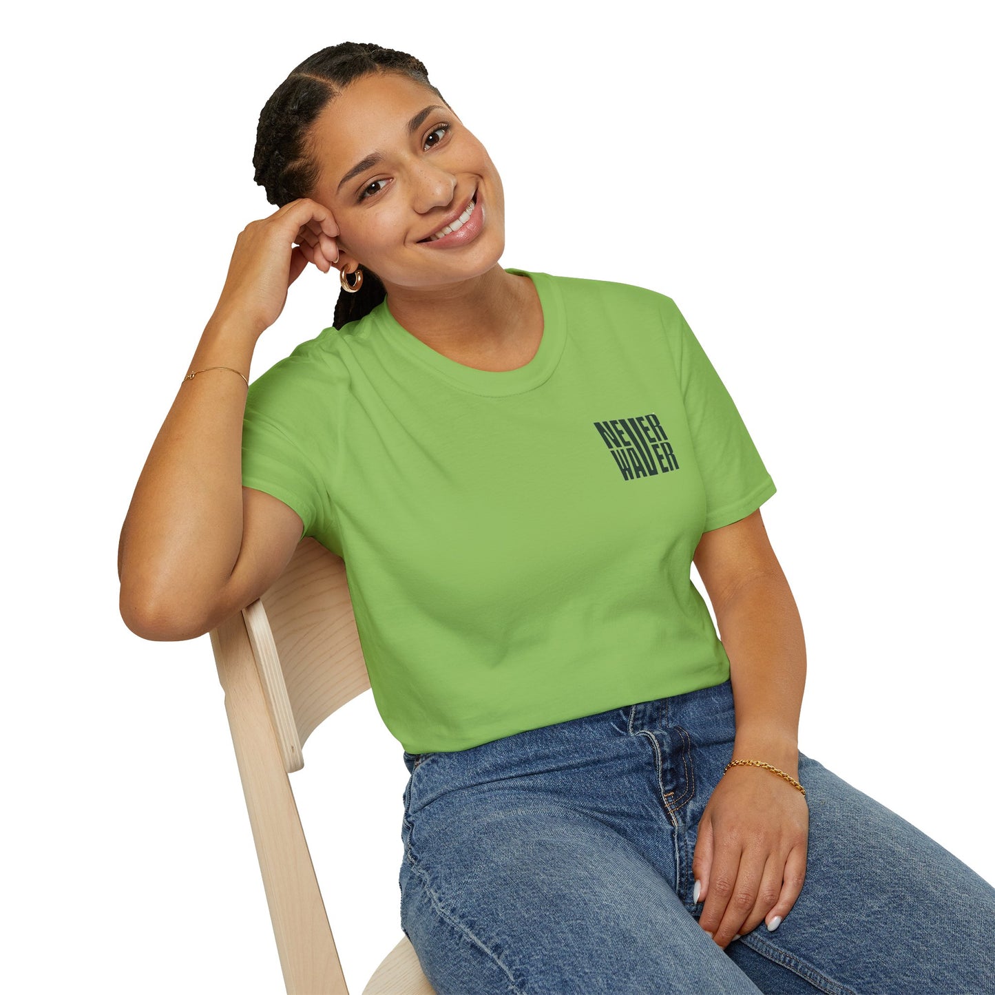 New York Fans Never Waver Unisex Softstyle T-Shirt