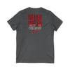 Never Waver Dream Believe Achieve Motivational V-Neck Tee