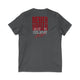 Never Waver Dream Believe Achieve Motivational V-Neck Tee by Printify