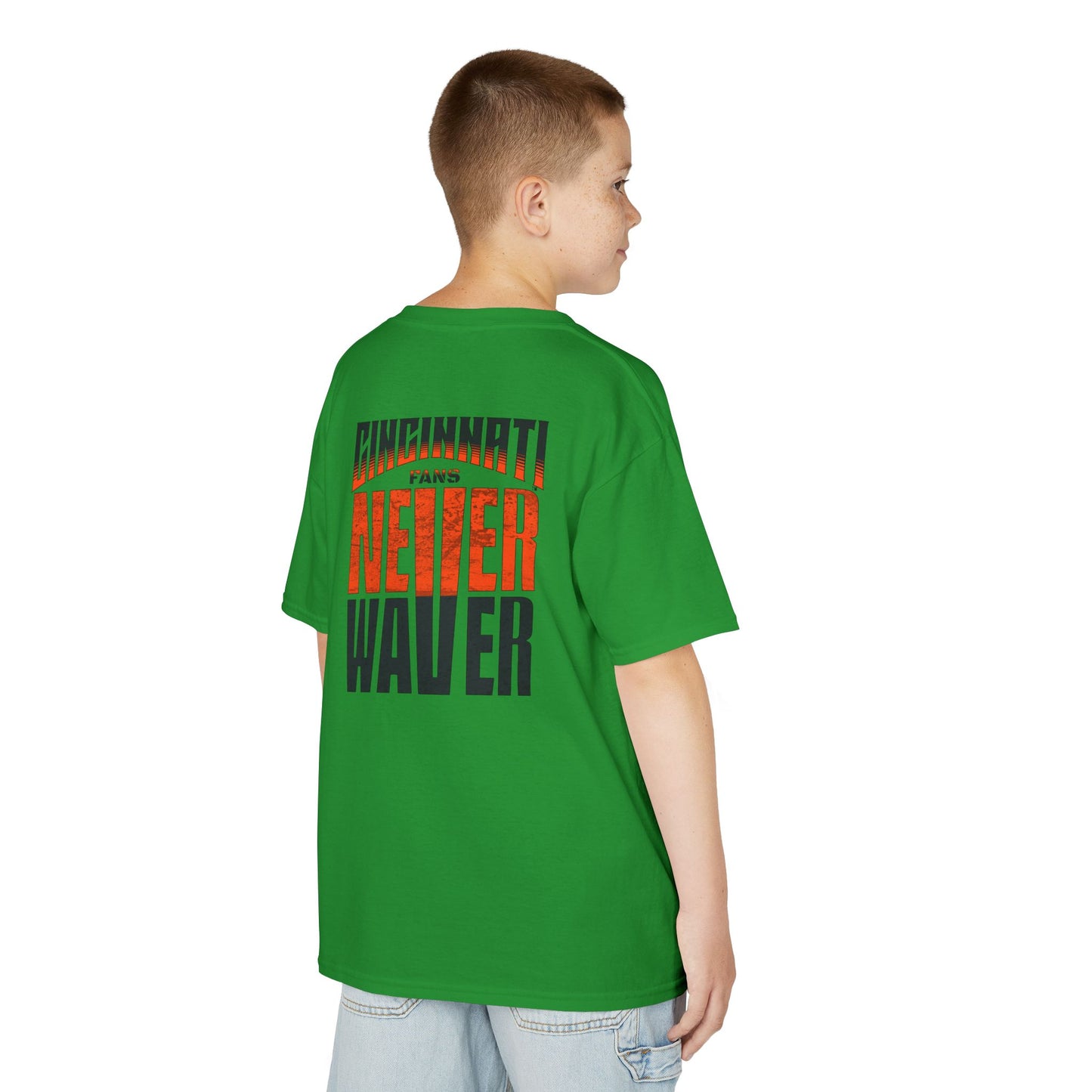 Cincinnati Fans Never Waver Kids Heavy Cotton™ Tee