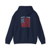 'New York Fans Never Waver' American Flag Design Unisex Heavy Blend™ Hoodie