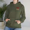 San Francisco Fans Never Waver Hoodie w Leopard Football - Unisex Heavy Blend Sweatshirt