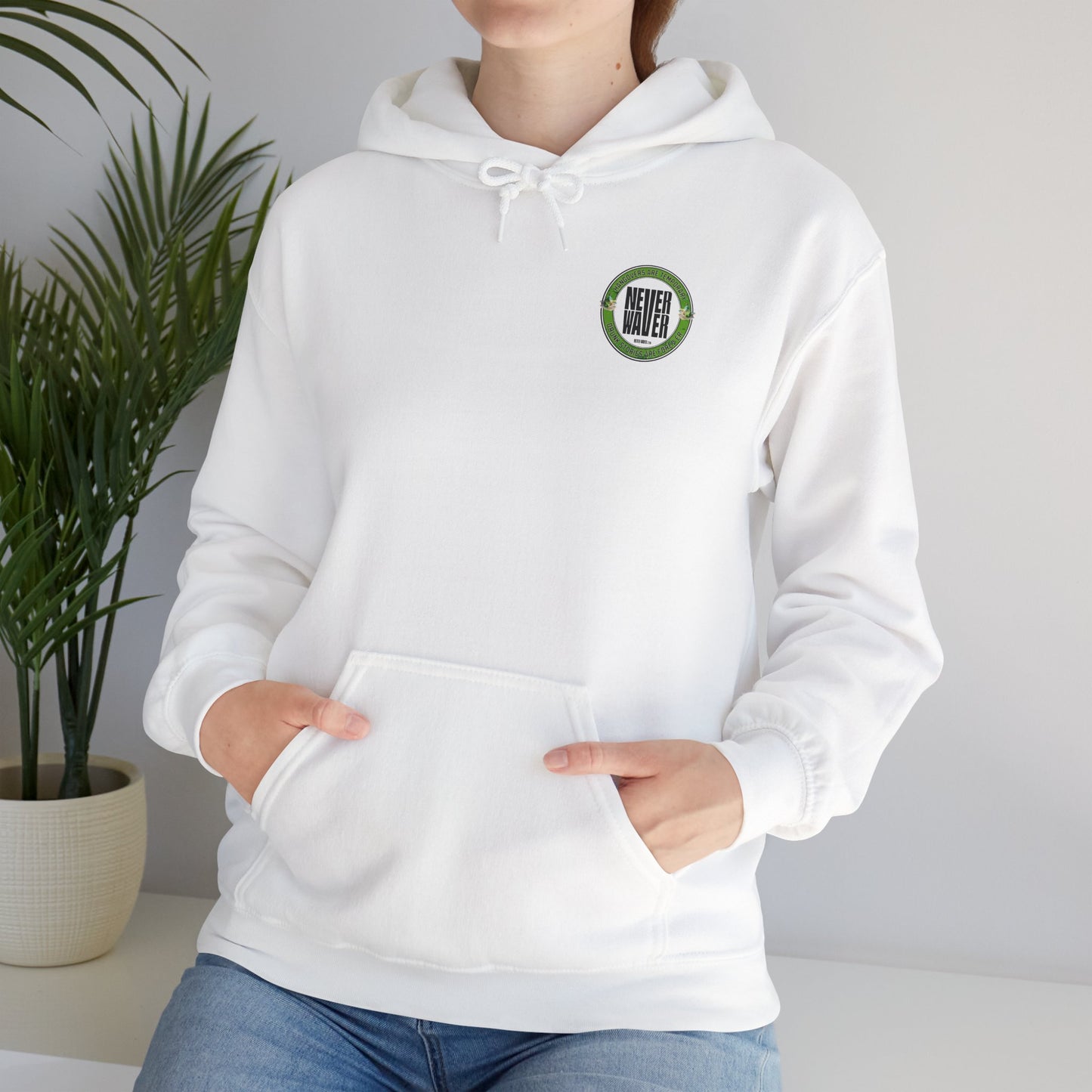 'Never Waver Hangovers Are Temporary Drunk Stories Are Forever Unisex Heavy Blend™ Hoodie