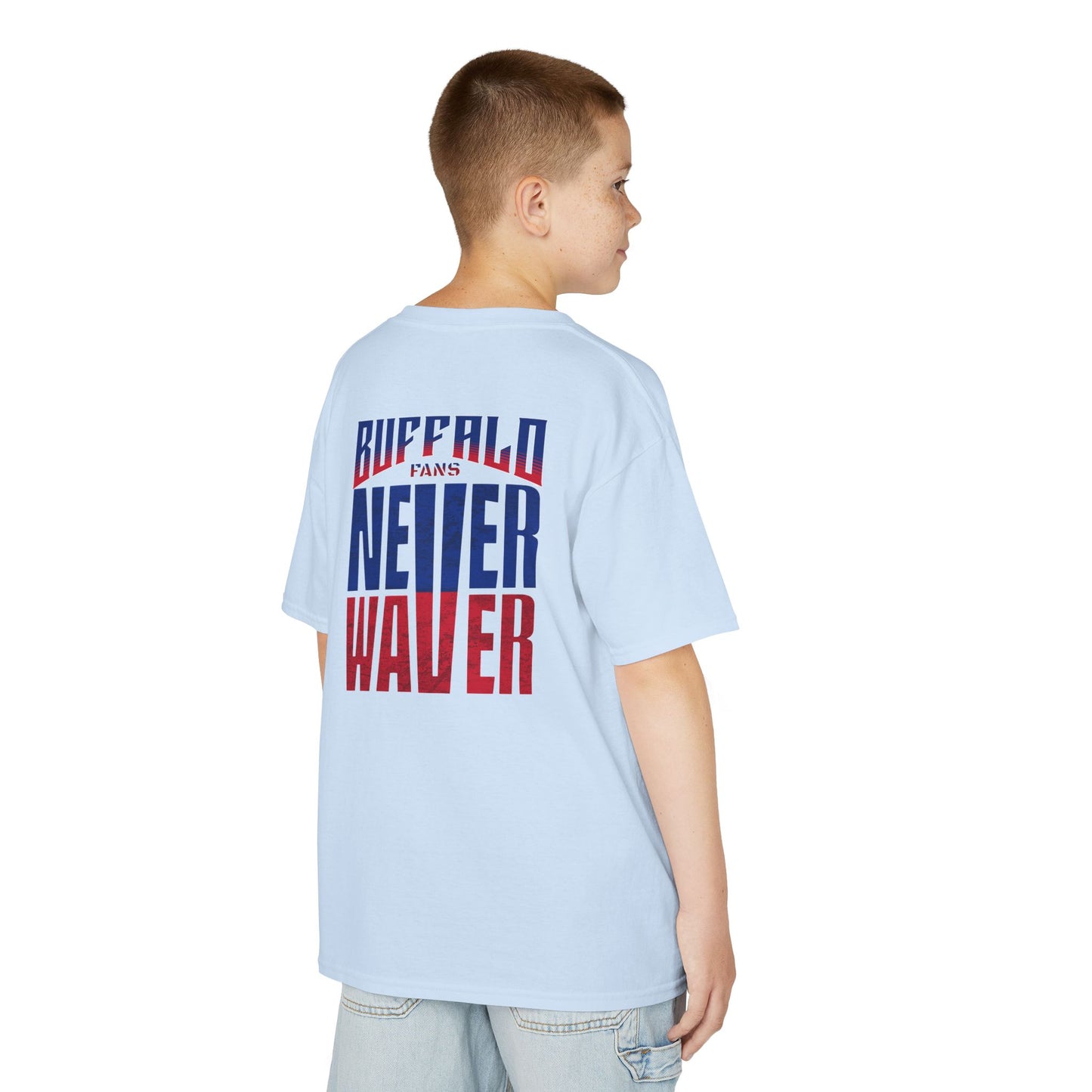 Buffalo Fans Never Waver Kids Heavy Cotton™ Tee