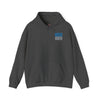 "Detroit Fans NEVER WAVER w Leopard Football" Inspirational Wear Unisex Heavy Blend™ Hooded Sweatshirt
