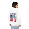 New England Fans Never Waver Youth Heavy Blend Hooded Sweatshirt