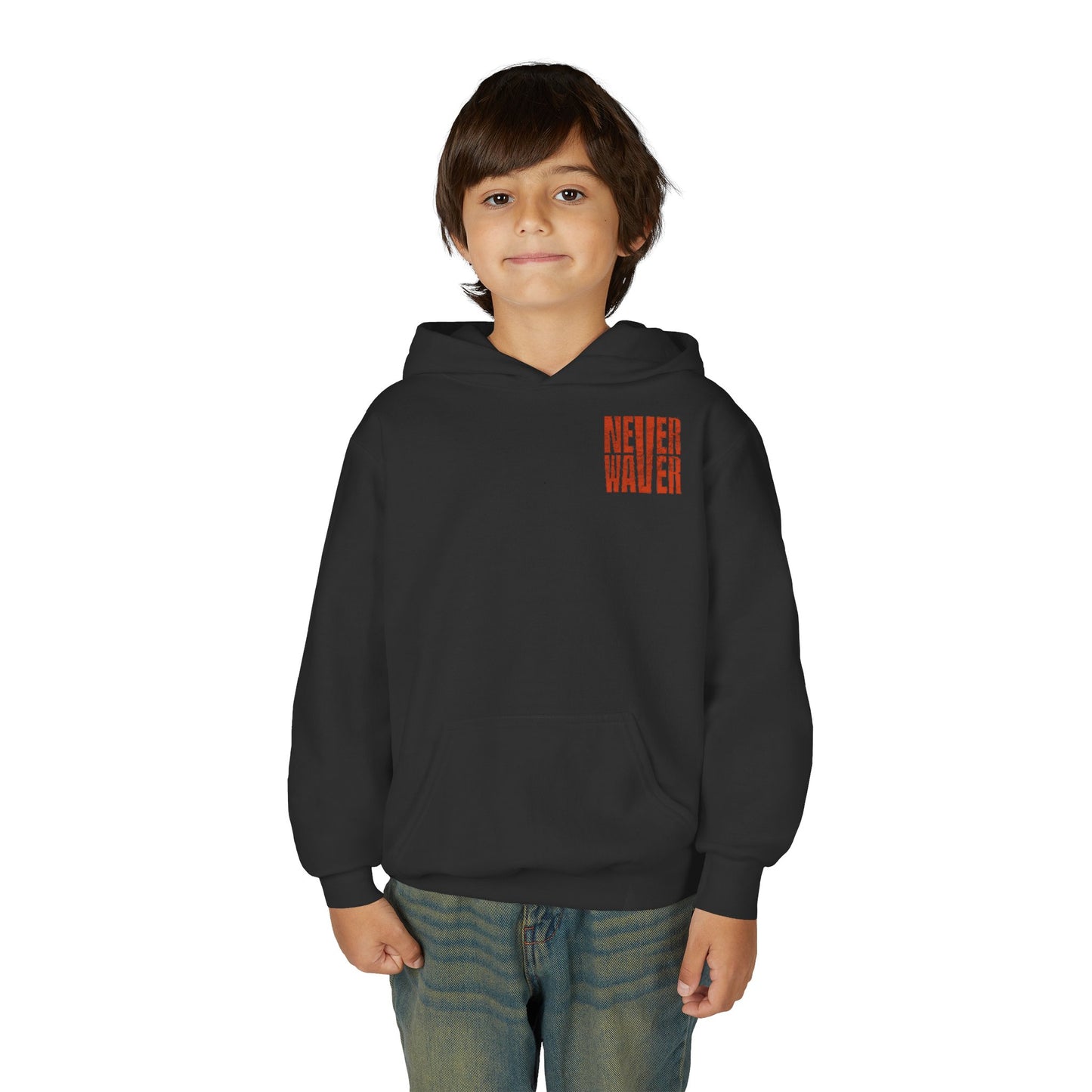 Cleveland Fans Never Waver Youth Heavy Blend Hooded Sweatshirt