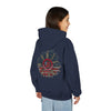 " Never Waver Be Red White and- A Little Bougie" Motivational Youth Heavy Blend Hoodie