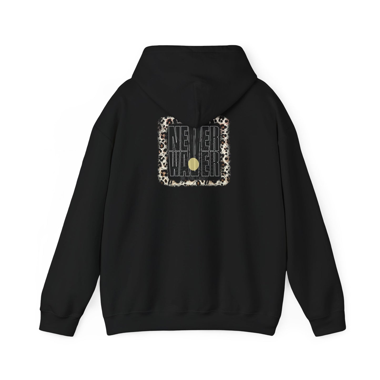 NEVER WAVER Be The Light Unisex Heavy Blend™ Hooded Sweatshirt