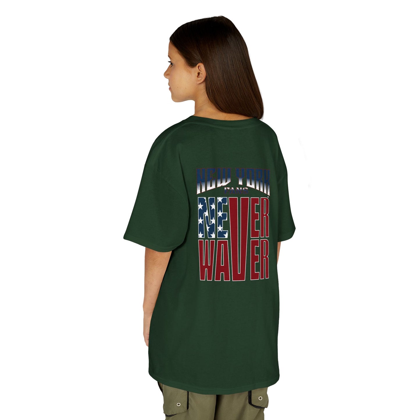 New York Fans Never Waver Kids Heavy Cotton™ Tee