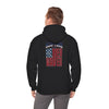 'New York Fans Never Waver' American Flag Design Unisex Heavy Blend™ Hoodie