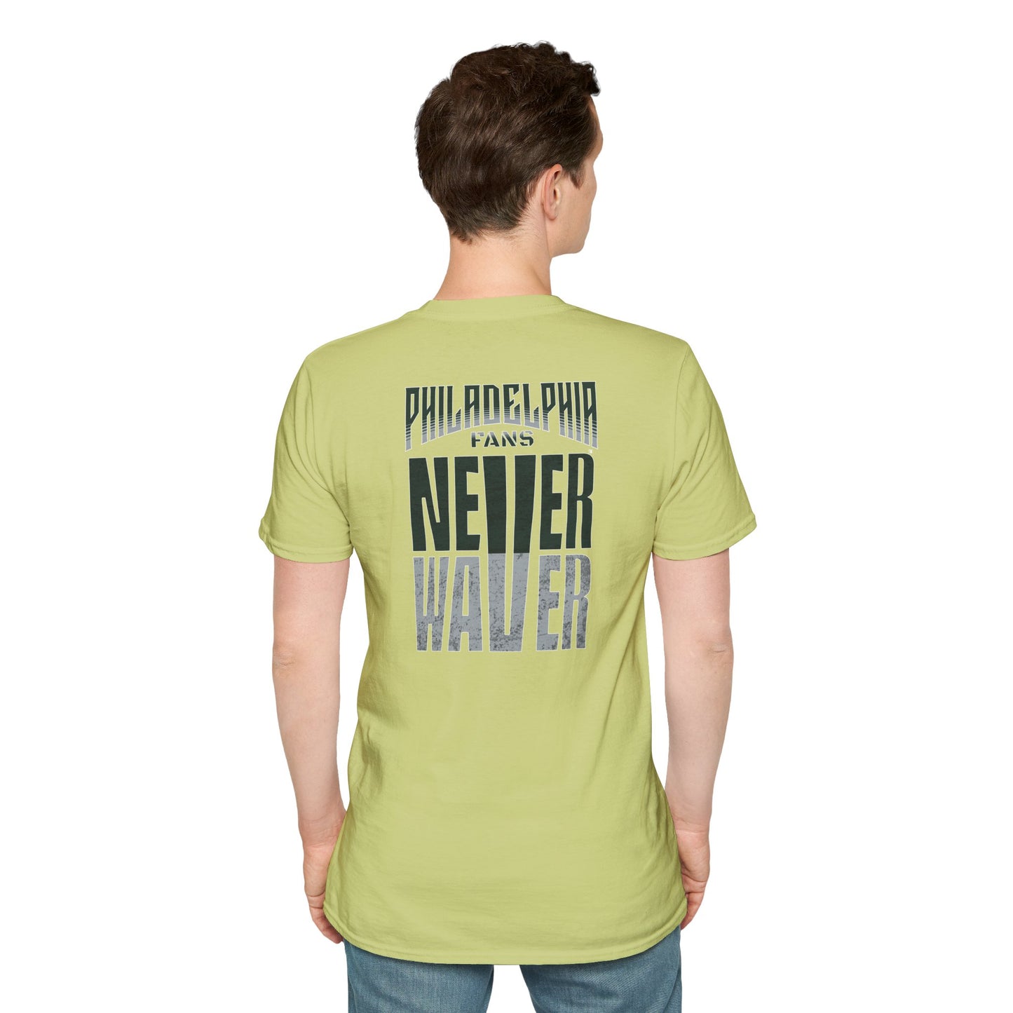 Philadelphia Fans Never Waver Unisex Softstyle T-Shirt