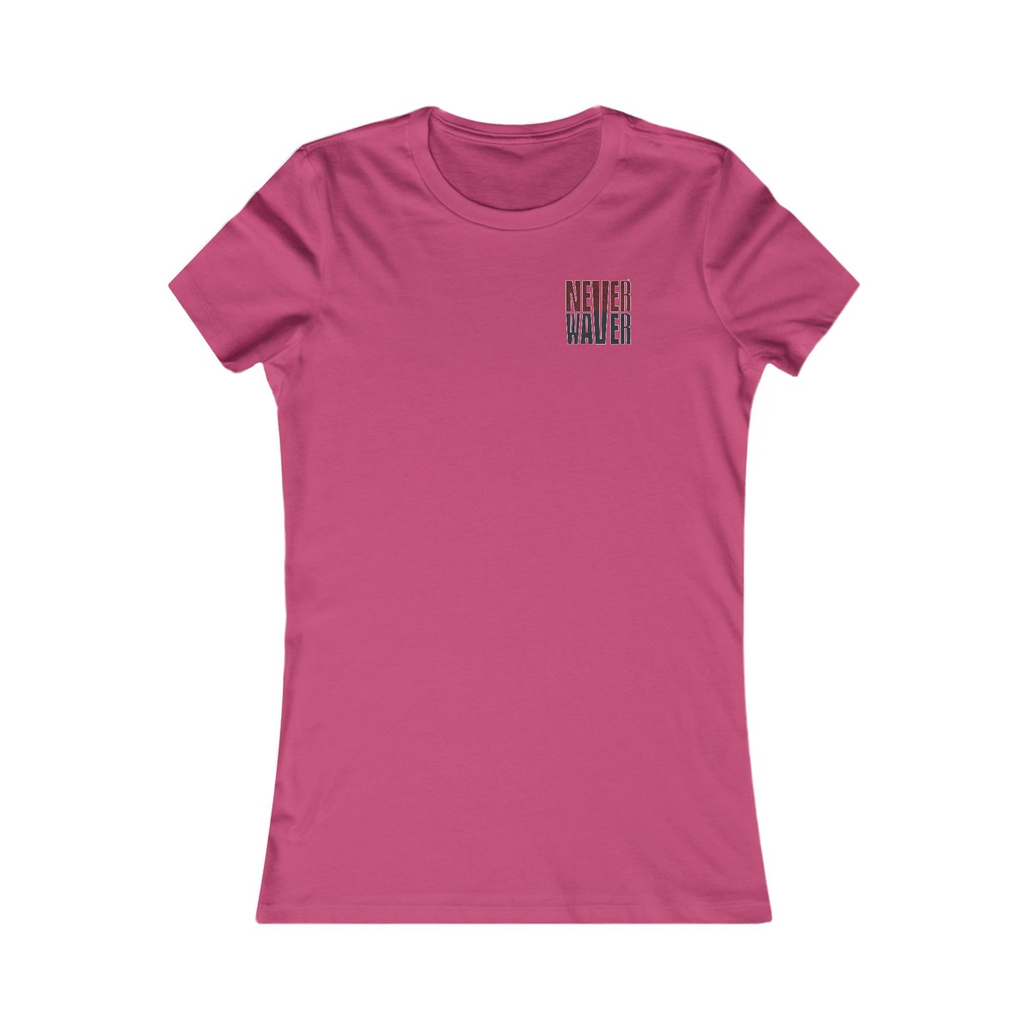 Arizona Fans Never Waver W-Leopard Football Women's Favorite Tee