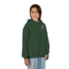 Never Waver Always Back The Blue  Vintage-Inspired Youth Hoodie with American Flag Design