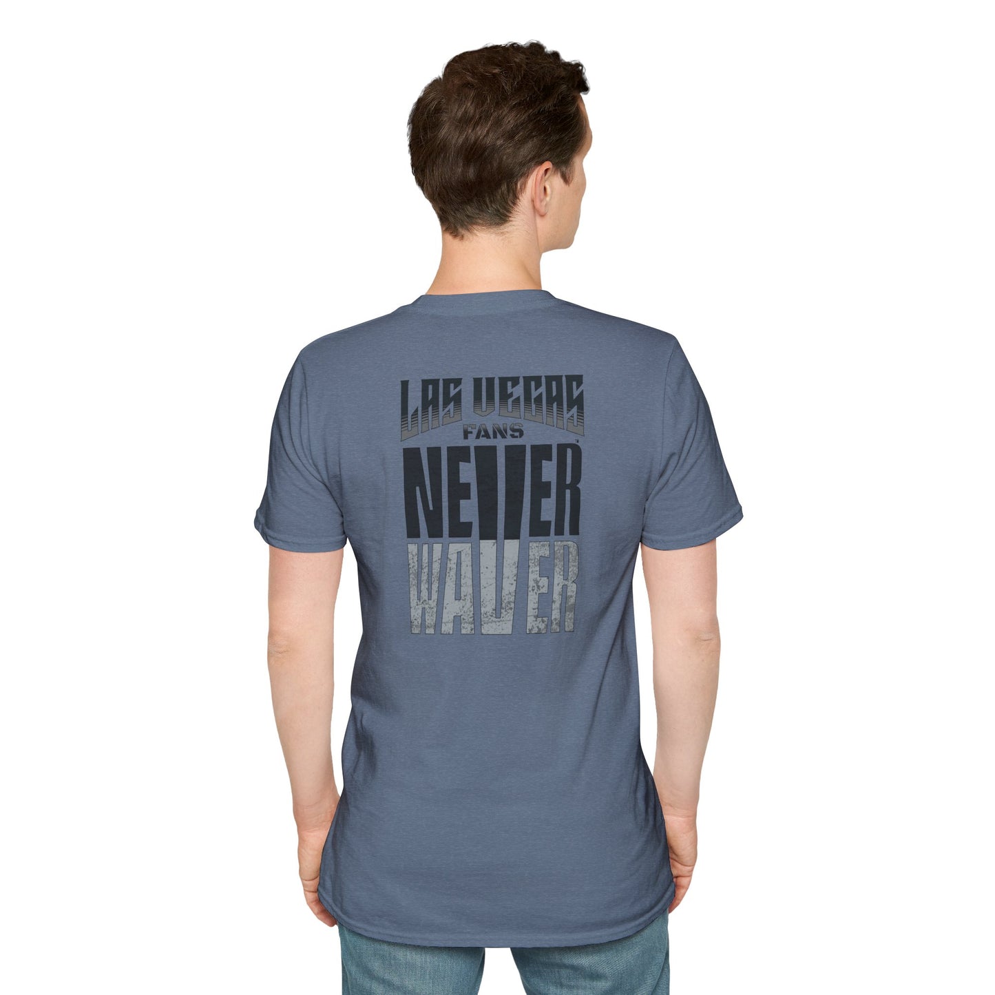 Las Vegas Fans Never Waver Unisex Softstyle T-Shirt