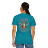 Never Waver Just A Mom Trying Not to Raise A&&holes' Design Unisex Garment-Dyed T-Shirt - '