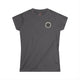 Never Waver Save Water Drink Champagne Women's Soft Style Tee by Printify