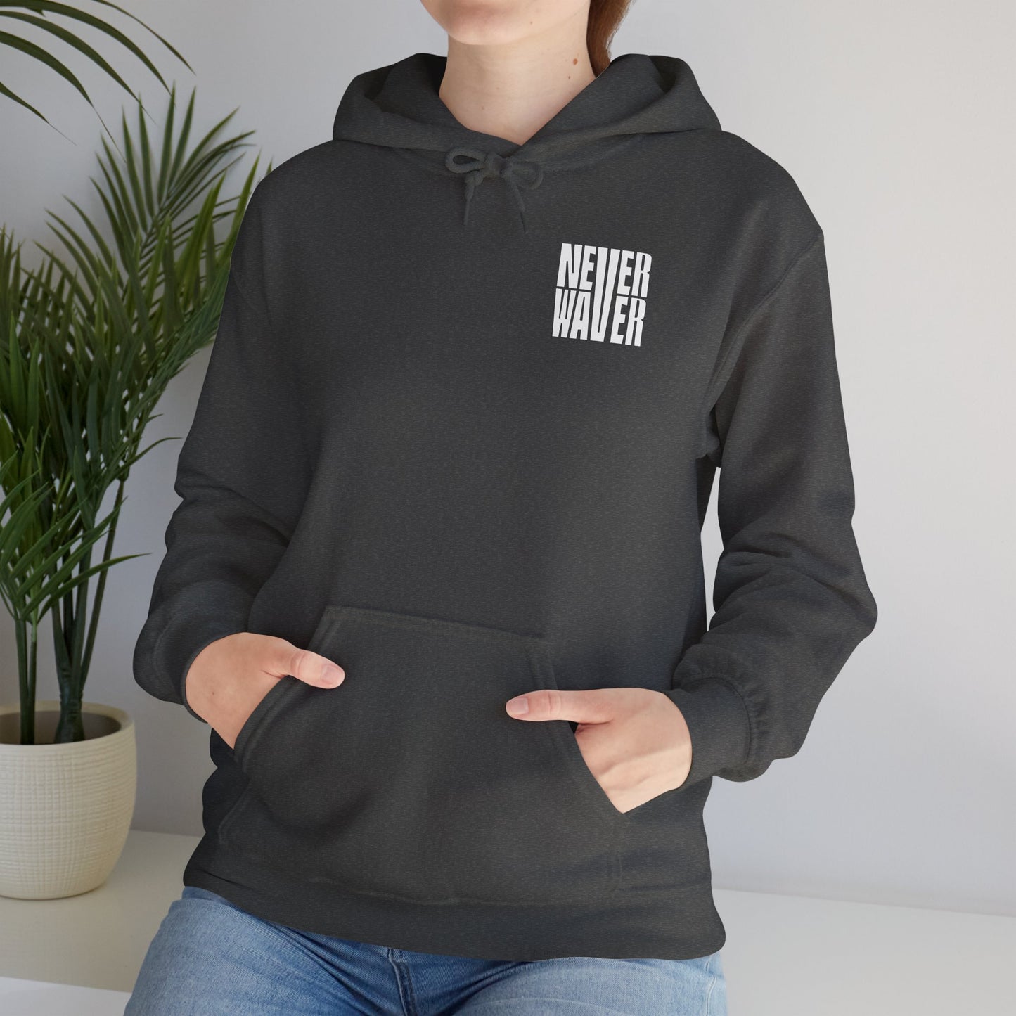 Never Waver I Don't Ride on the Crazy Train I Drive It Unisex Heavy Blend™ Hooded Sweatshirt
