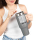 "Never Waver” Jesus Insulated Travel Mug -a bold, eye-catching design that reflects a steadfast faith and confidence in Christ. " - 40oz Sporty Drinkware by Printify