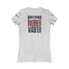 Arizona Fans Never Waver W-Leopard Football Women's Favorite Tee