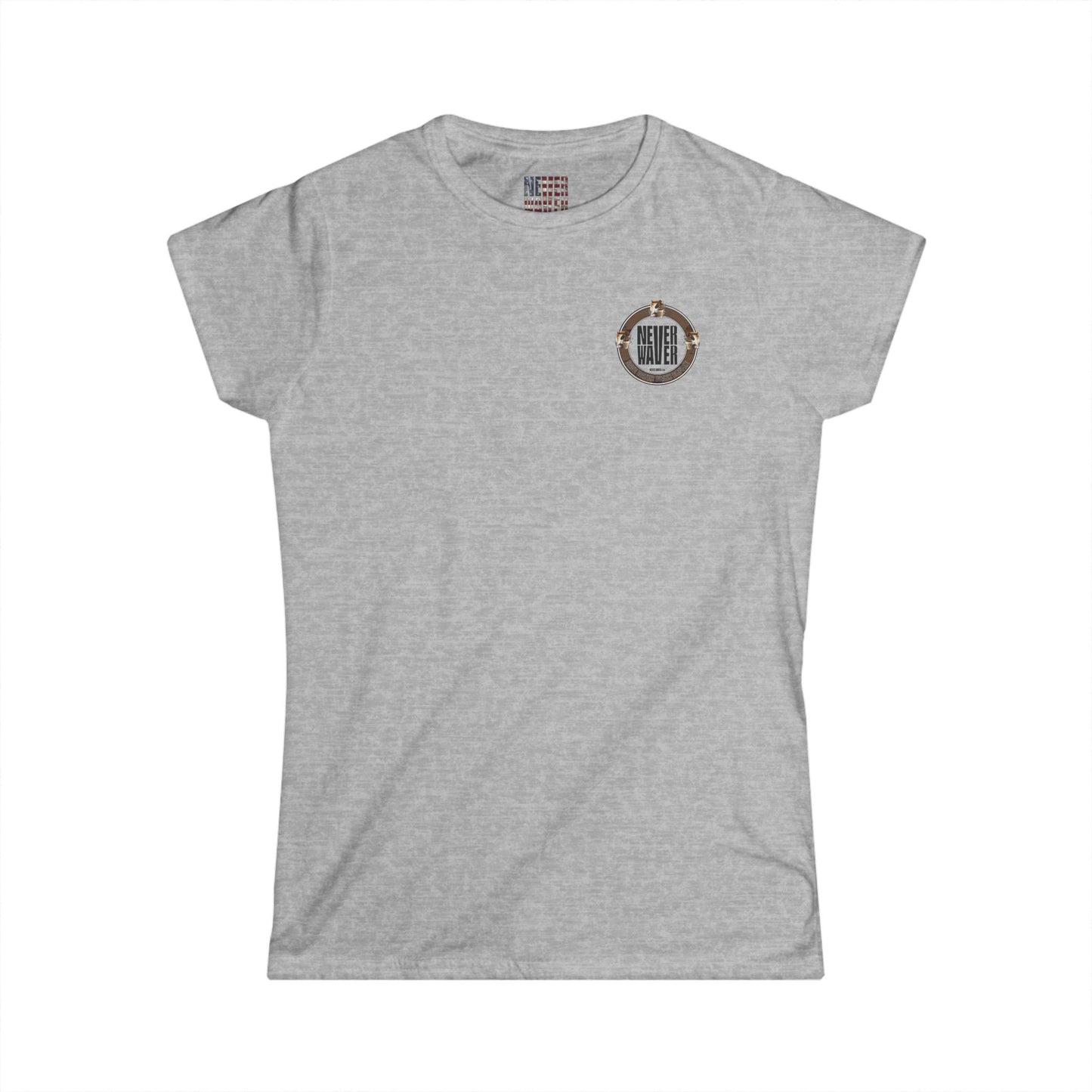 Never Waver Save Water Drink Coffee Women's Soft Style Tee