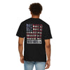 Never Waver Website Unisex Garment-Dyed T-Shirt - Patriotic Graphic Tee