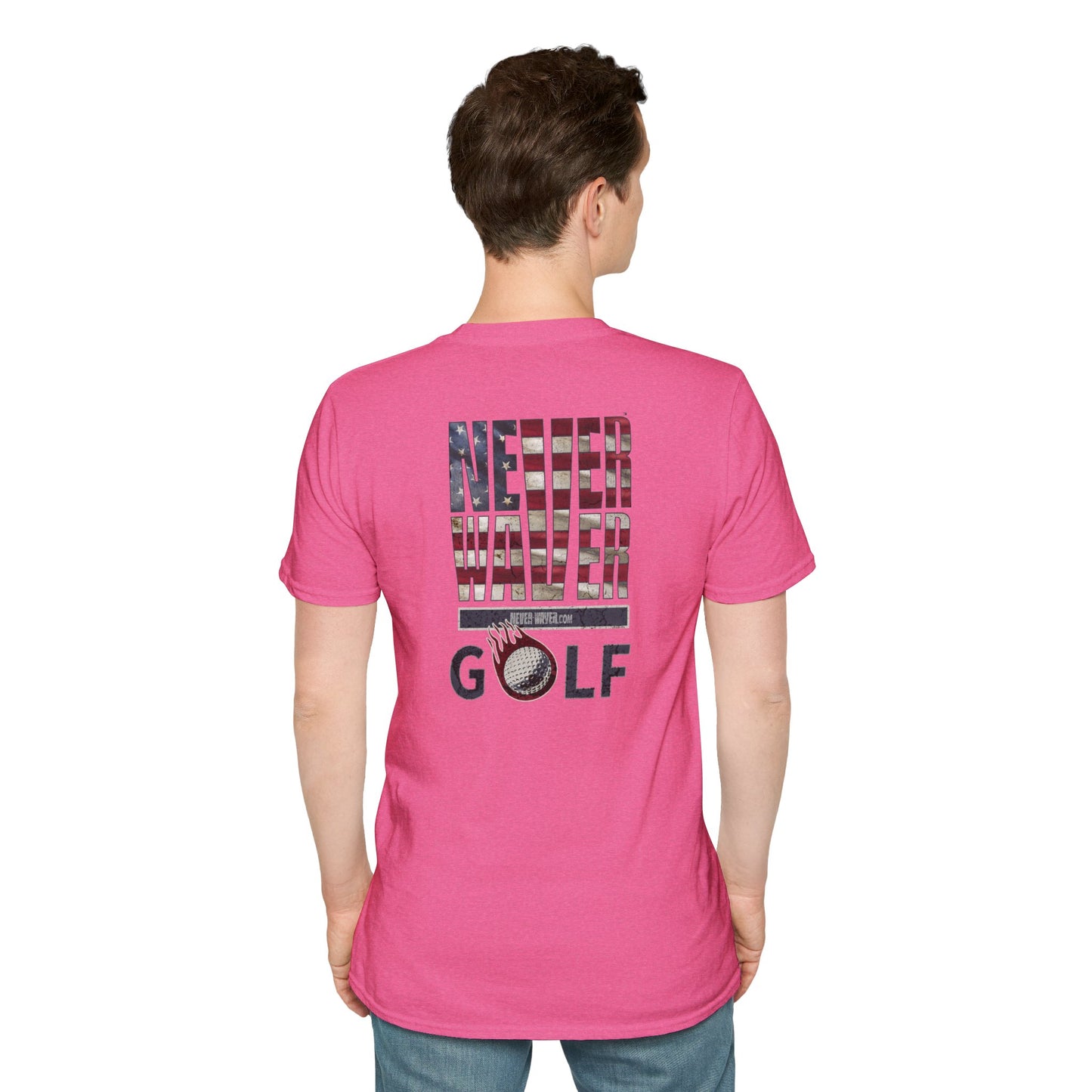 Never Waver Golf Unisex Soft style T-Shirt