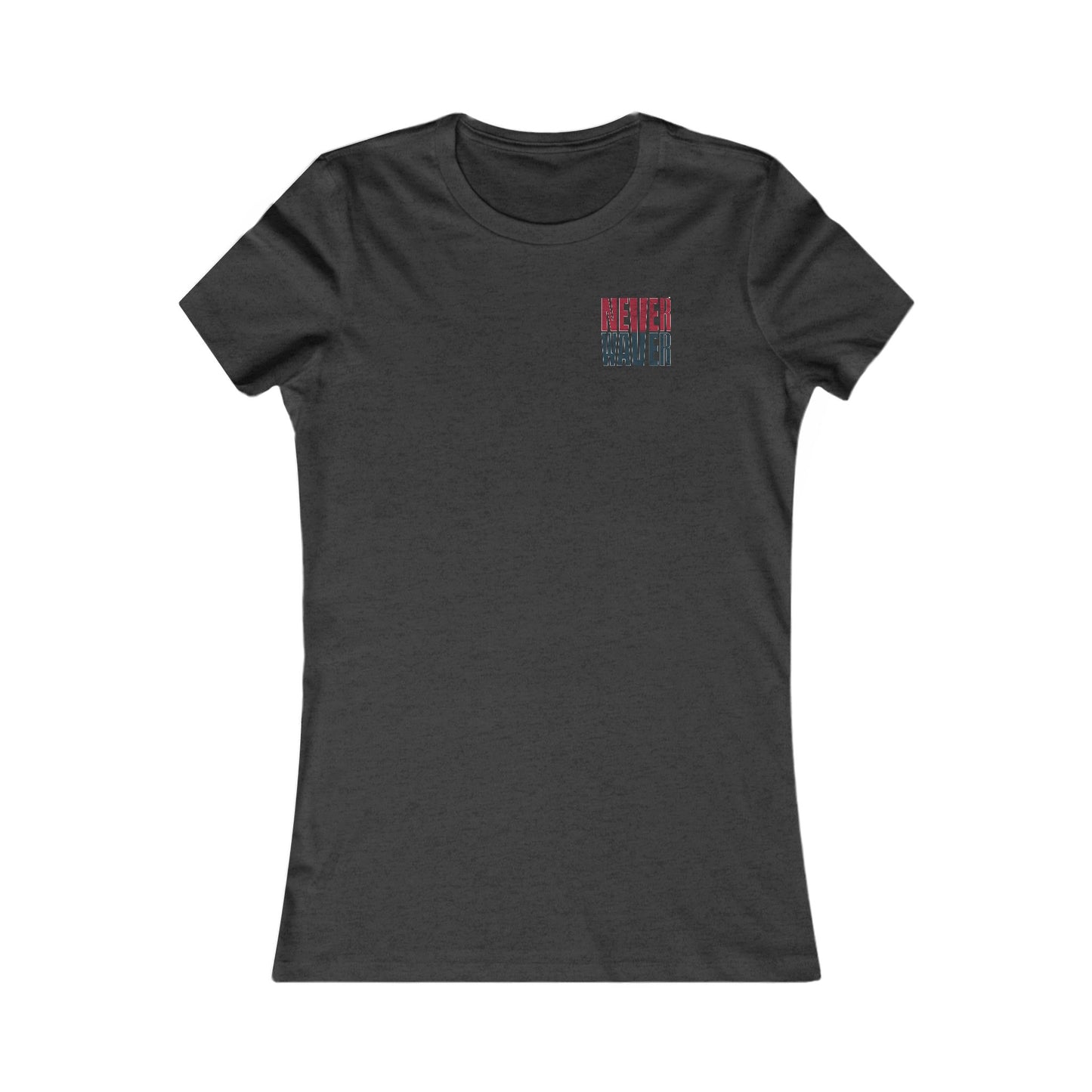 Houston Fans Never Waver W-Leopard Football Women's Favorite Tee