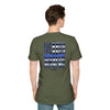 Never Waver Back The Blue  Unisex Softstyle T-Shirt