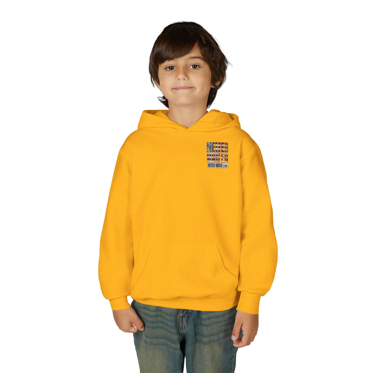 Never Waver® Earn It Youth Hoodie | Old-School Backbone